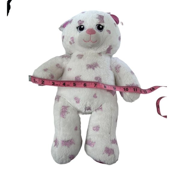 Build A Bear Plush Disney Princess Bear Plush 2018 White Sparkling Size … - Picture 4 of 10